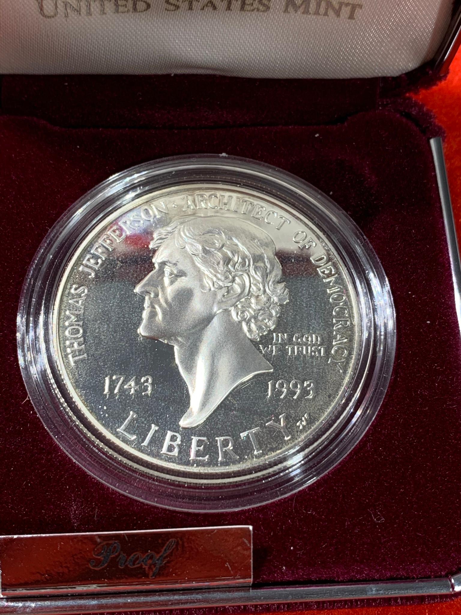 3 Silver Dollar Proof Sets