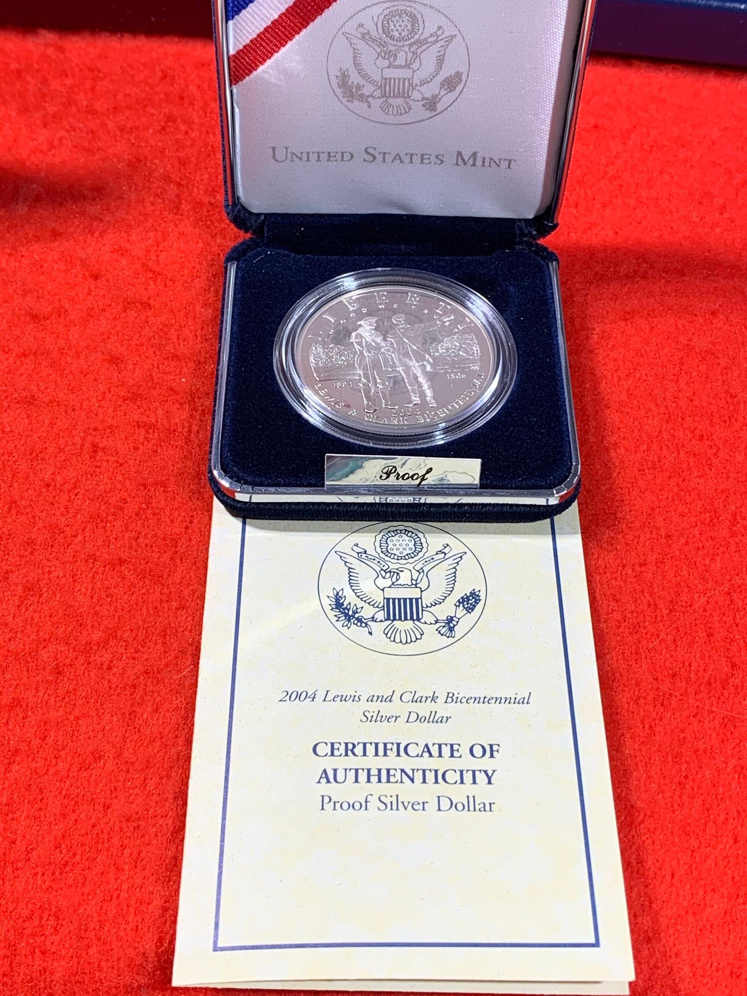 3 Silver Dollar Proof Sets