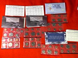 4 Uncirculated Coin Sets - (2)1996 coin packets, 1997 & 1998