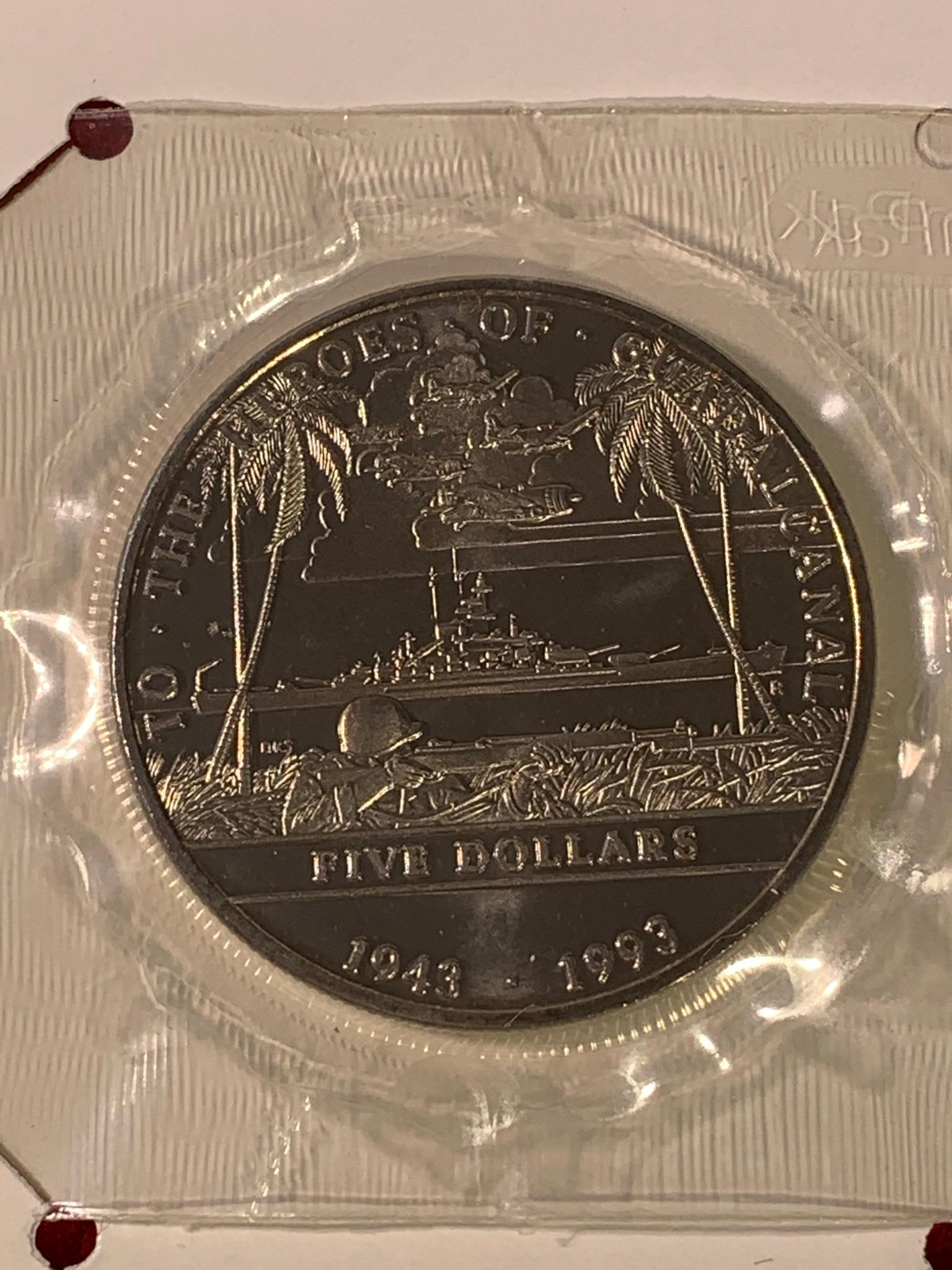 (3) $5.00 Commemorative Coin Sets