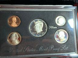 1992 & 1993 United States Mint Premier Silver Proof Sets
