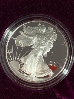 3 American Eagle One Ounce Proof Silver Bullion Coins