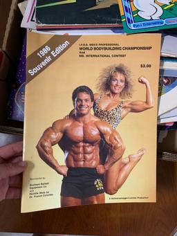 1986 Souvenir Edition World Bodybuilding Program, Records & Luggage
