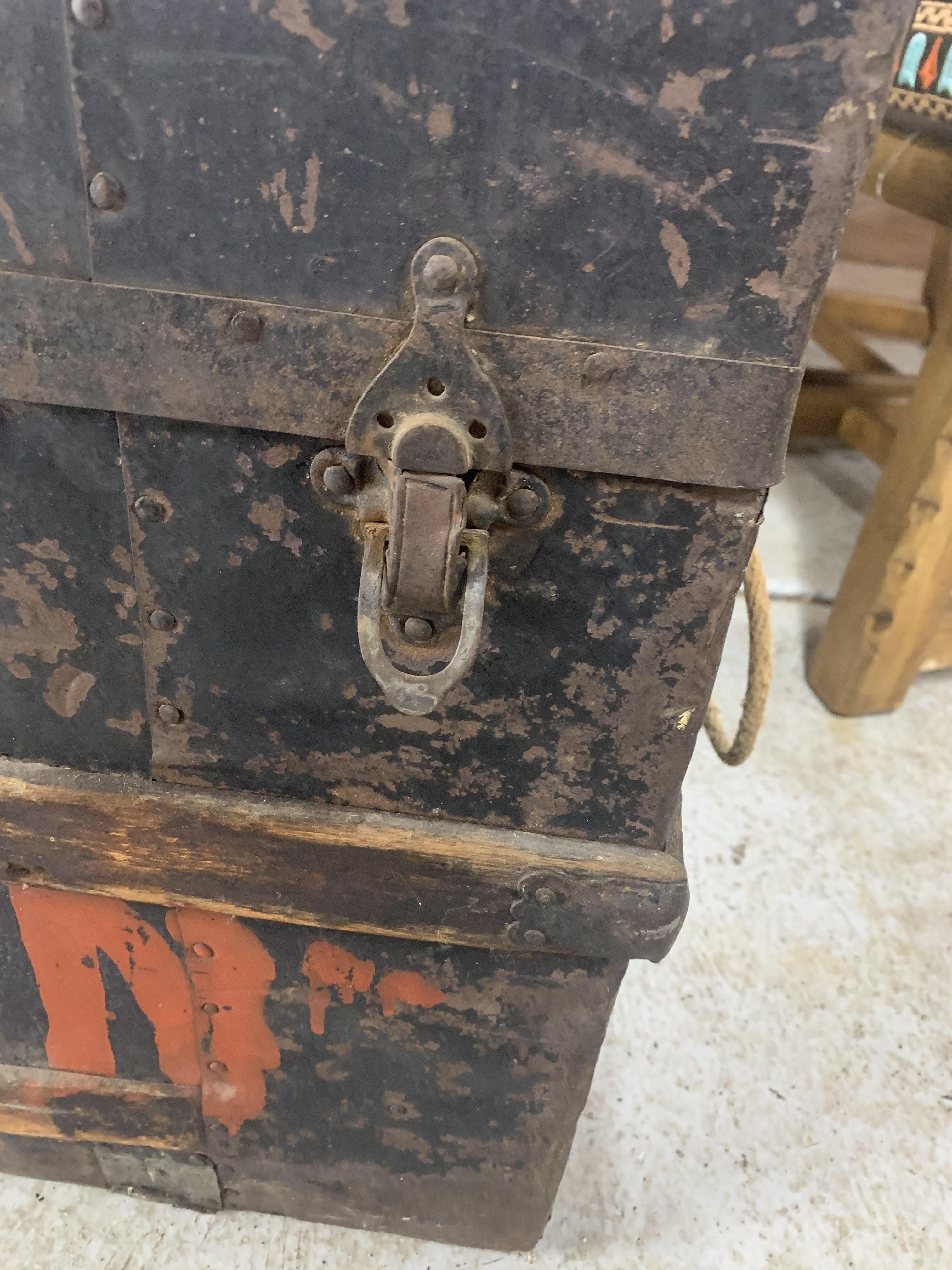 Antique Steamer Trunk