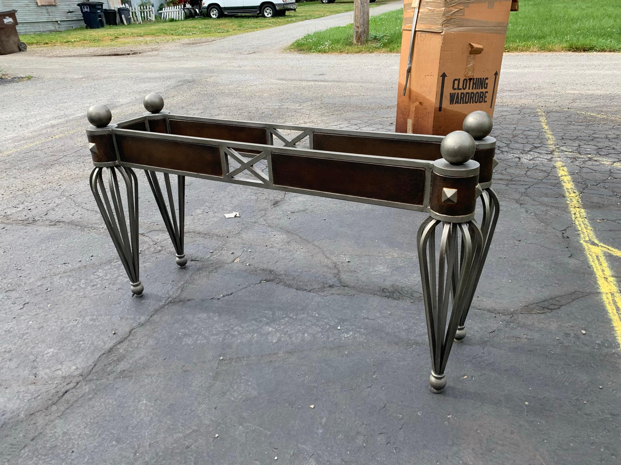 Great Iron Entryway Table (No Glass)