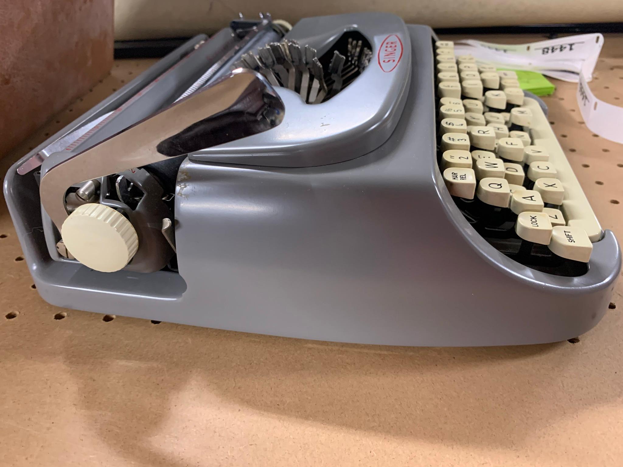 Singer Portable Typewriter with Case
