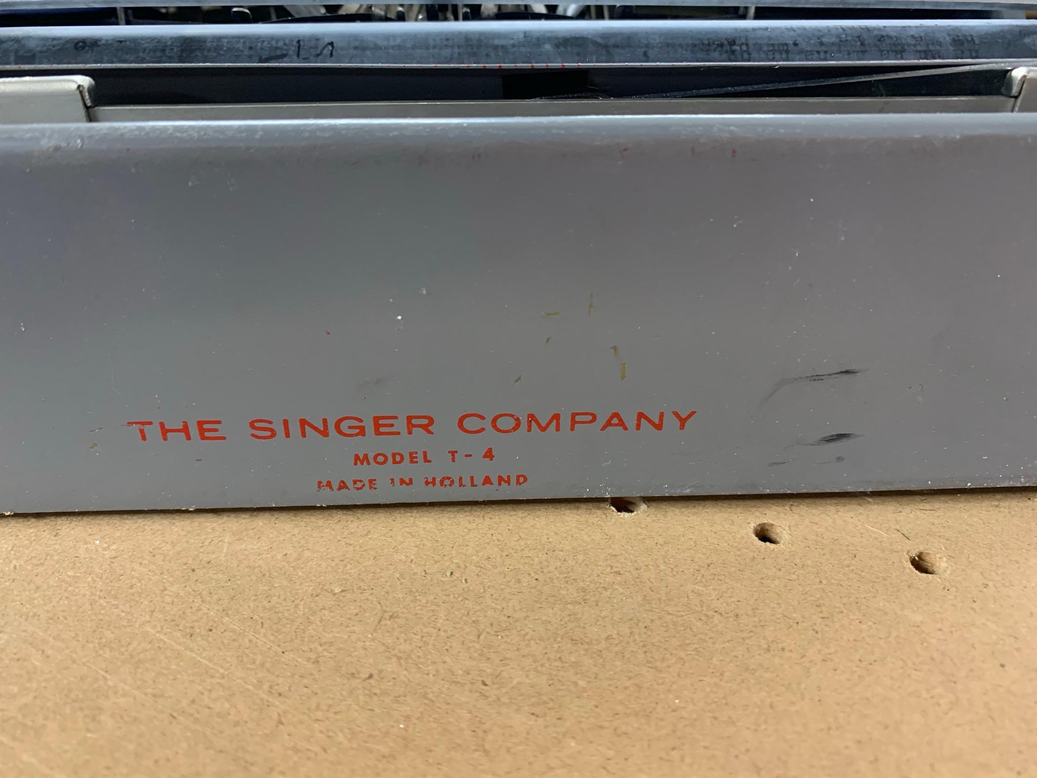 Singer Portable Typewriter with Case