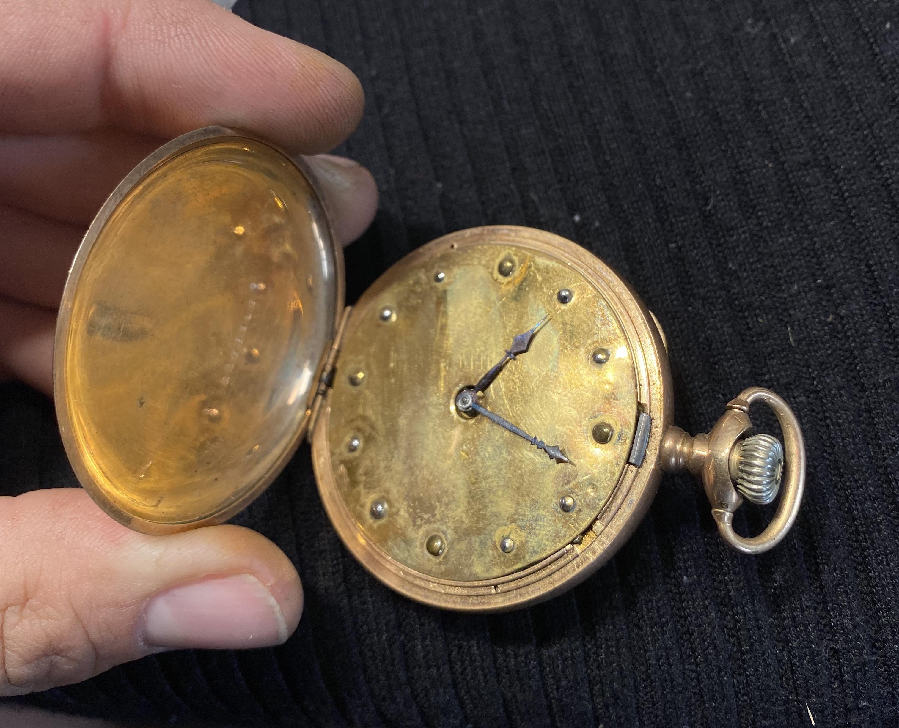 Antique Hamilton Blind person's pocket watch