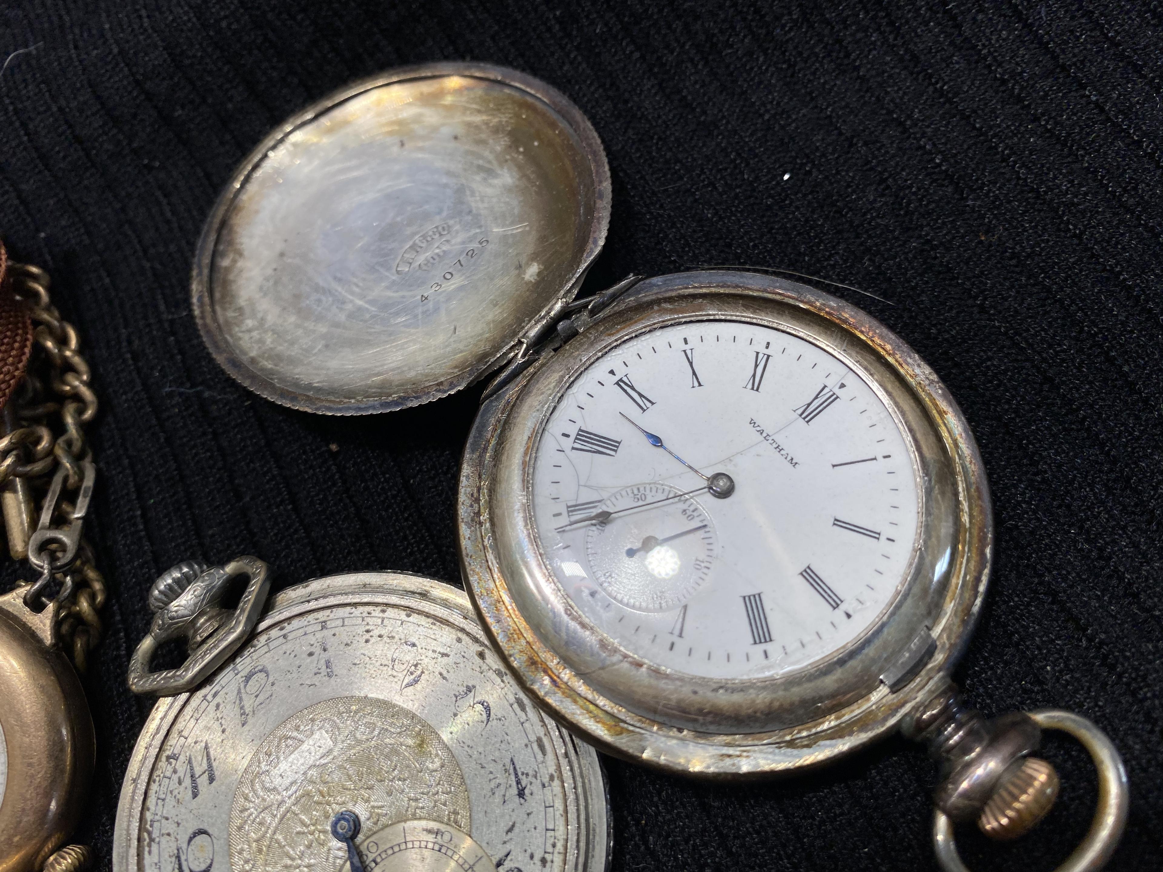 Group lot of old pocket watches