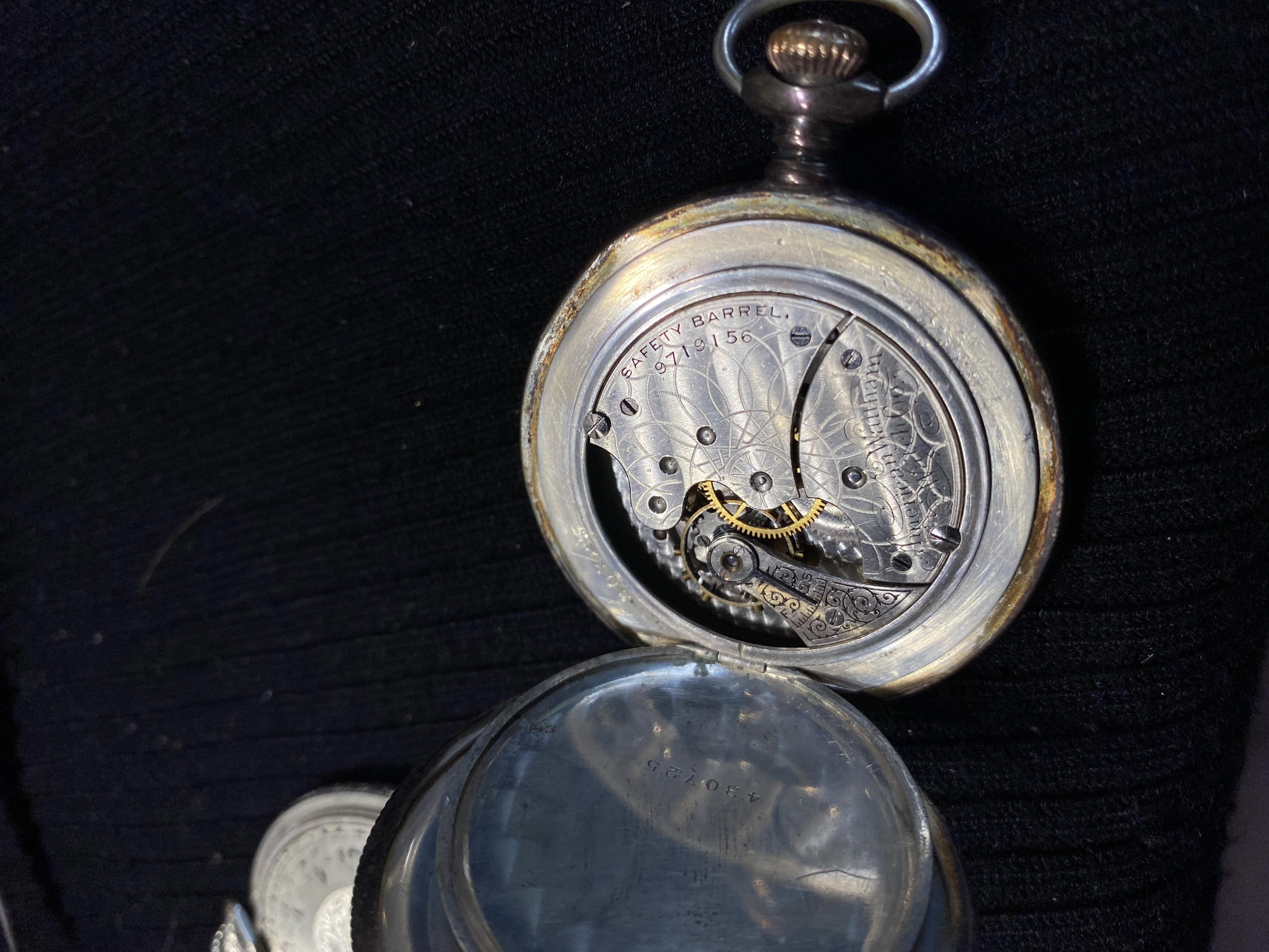 Group lot of old pocket watches