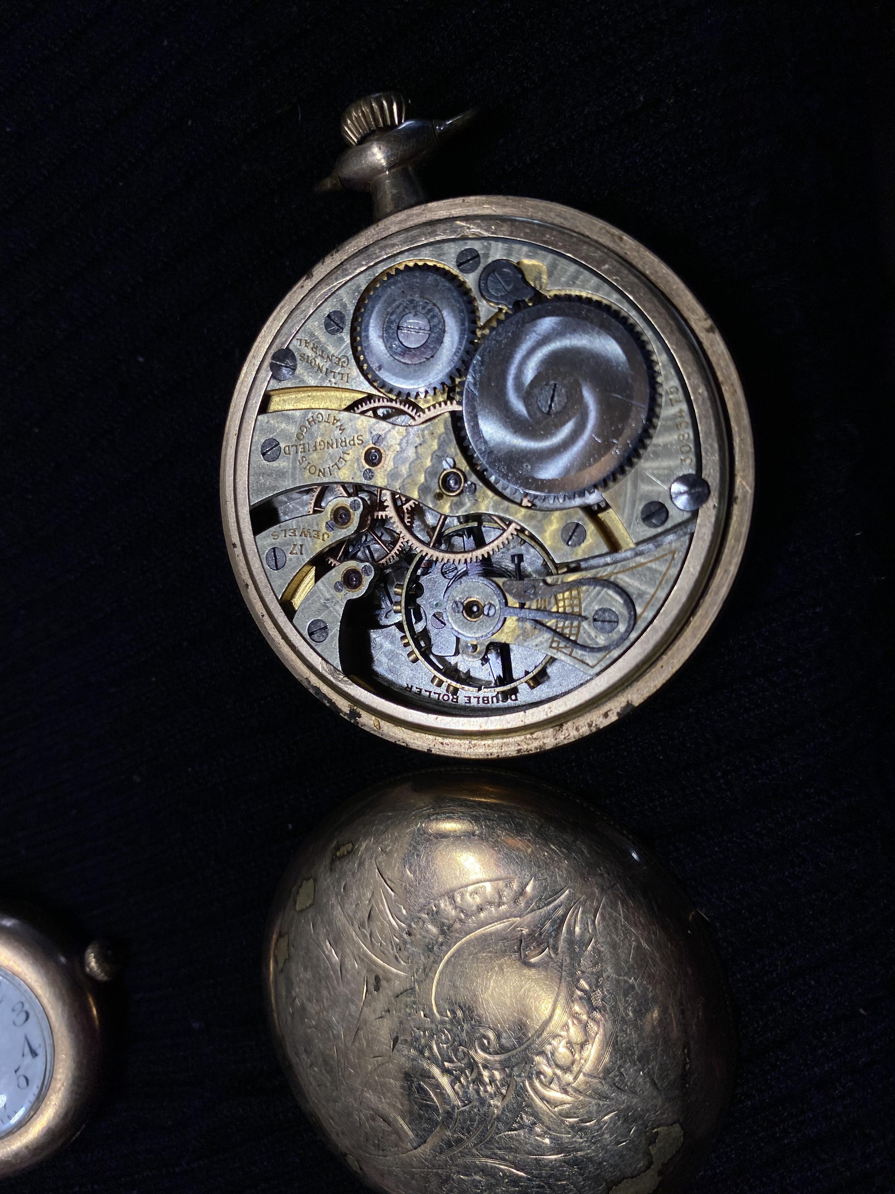 Group lot of old pocket watches