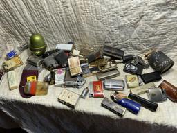 Group lot of assorted vintage lighters