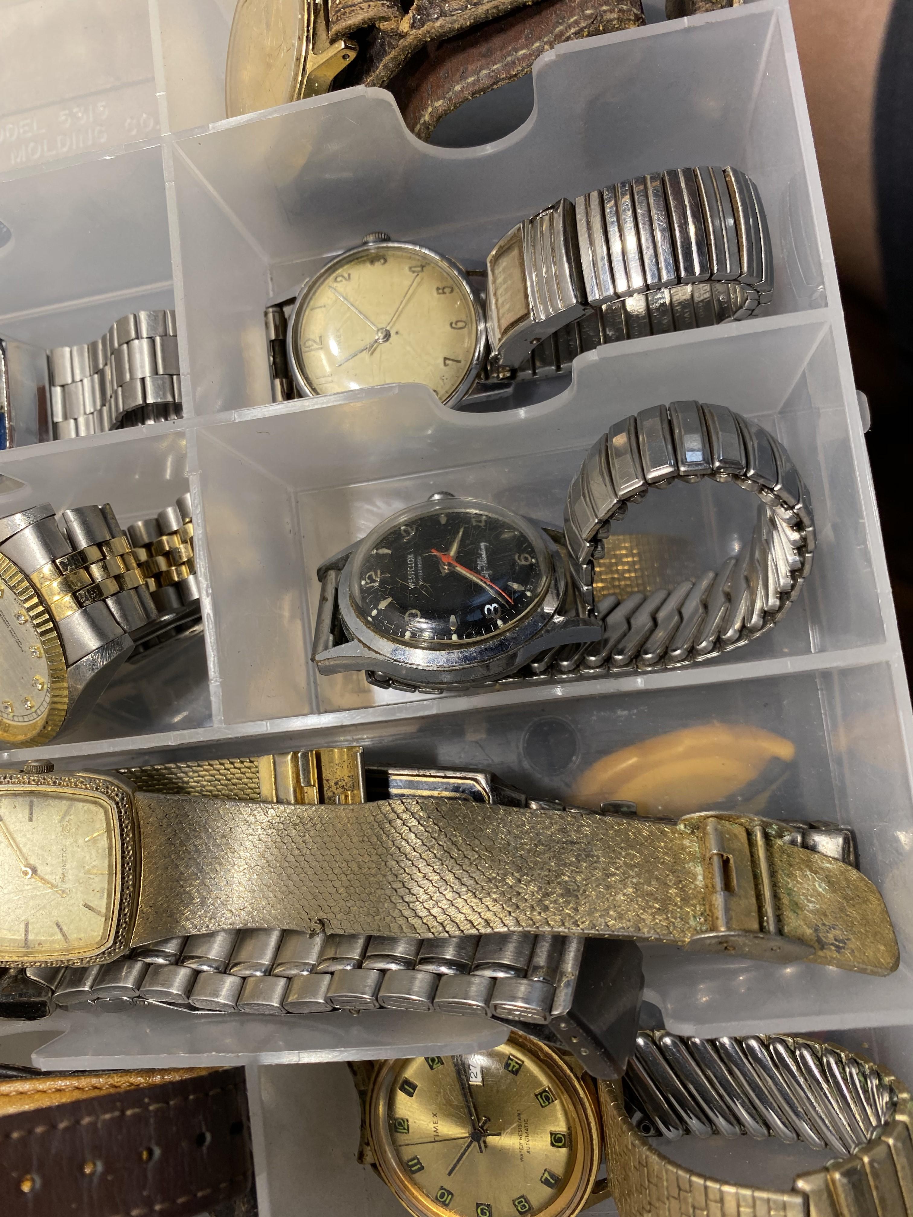 Group lot of assorted vintage watches