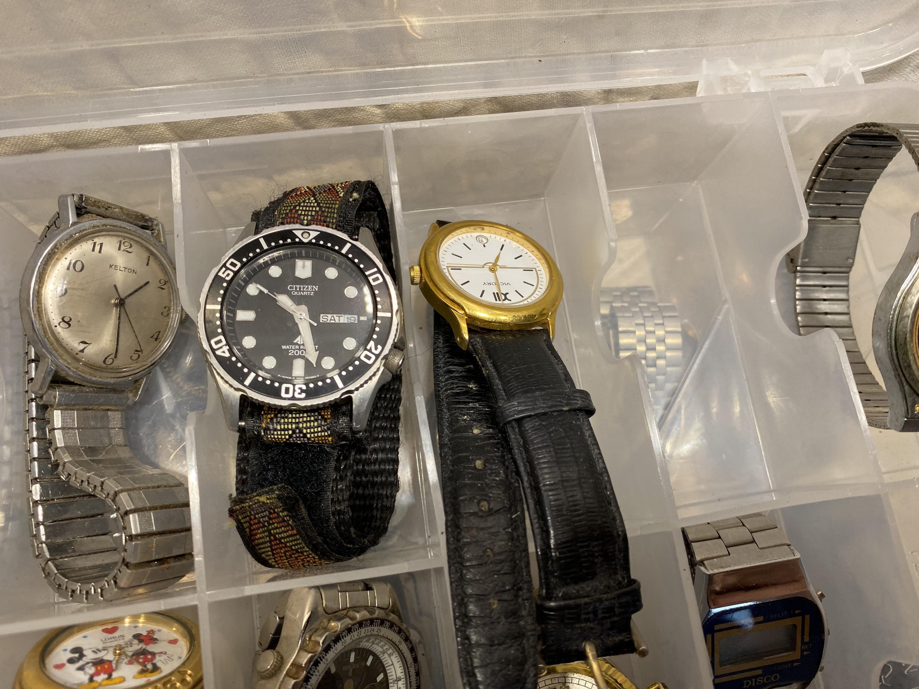 Group lot of assorted vintage watches