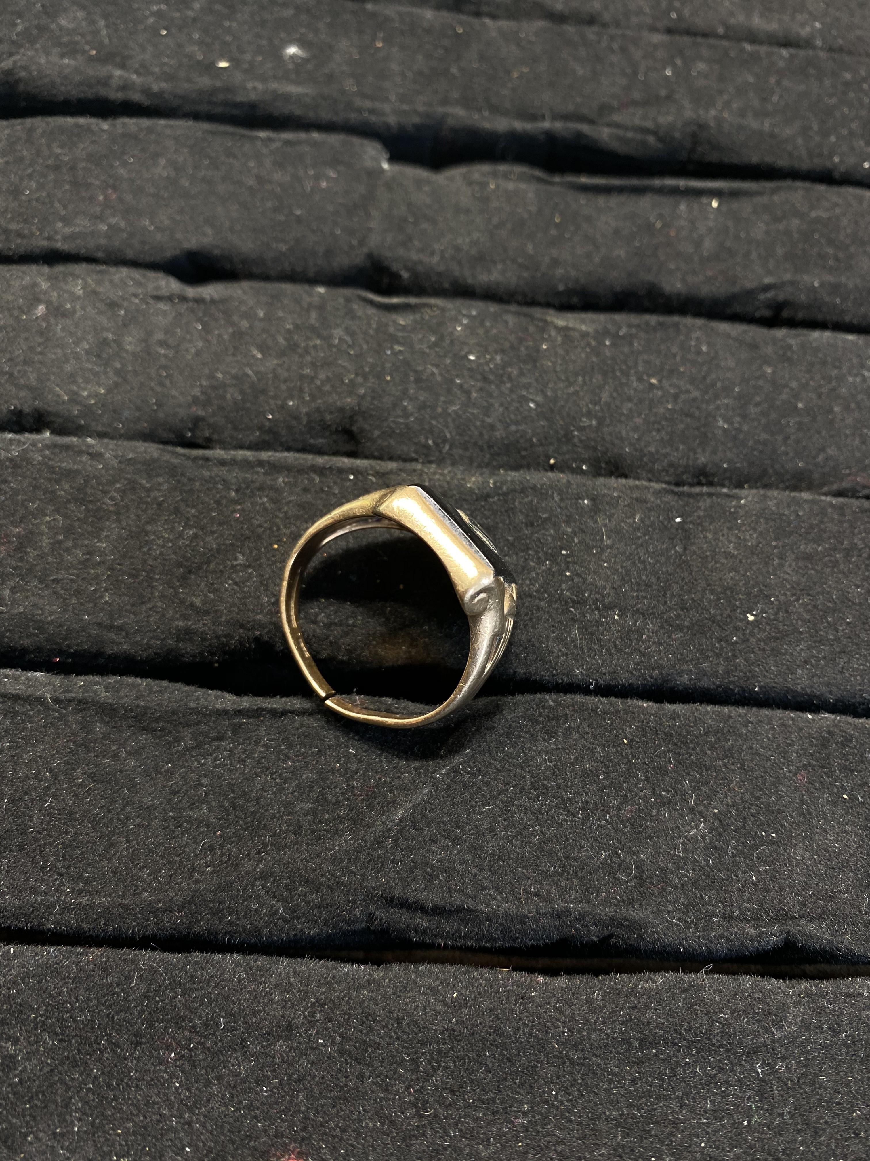 Vintage 10k gold men's ring