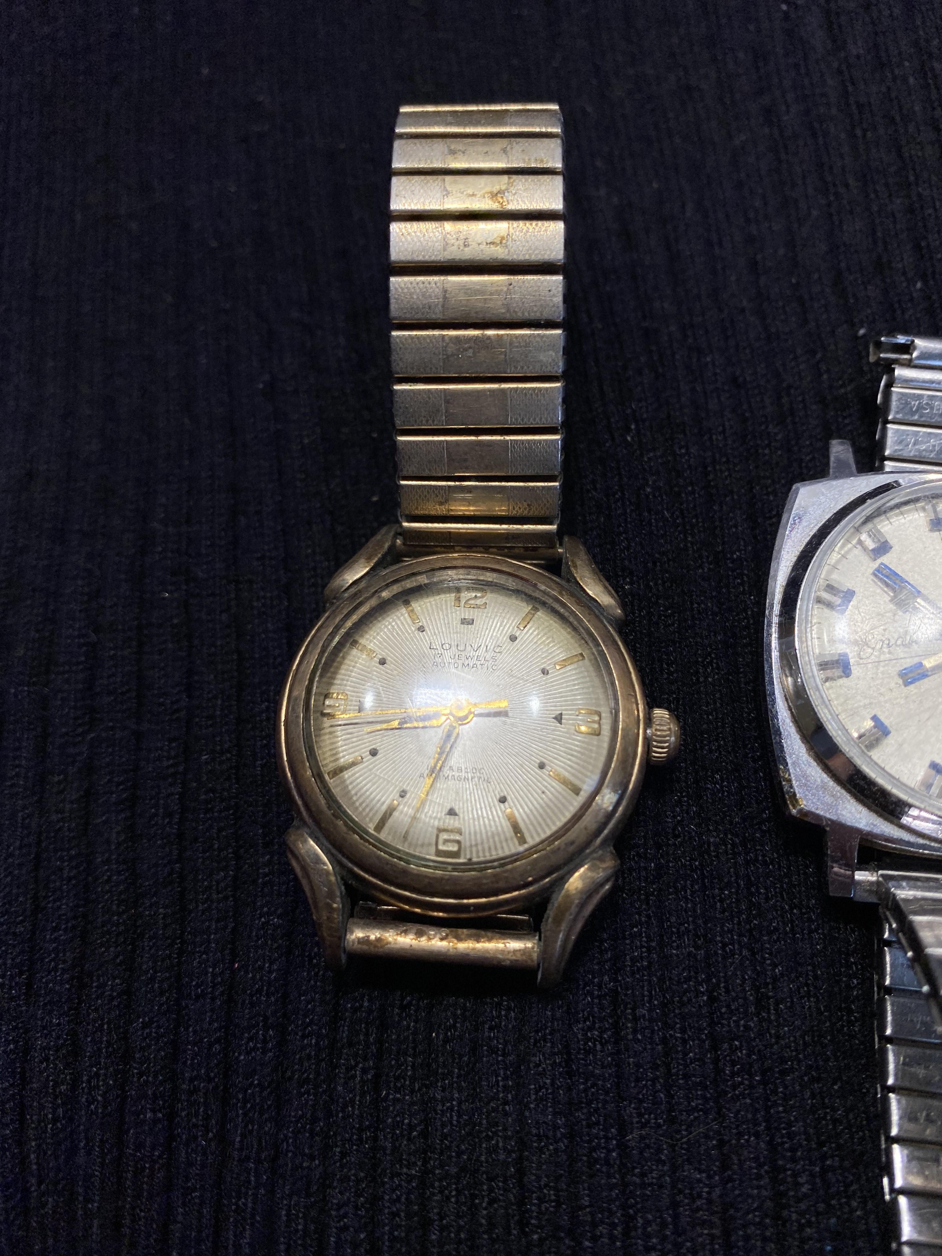2 Vintage Watches including Endura and Louvic
