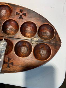 Mancala Game-Handcarved