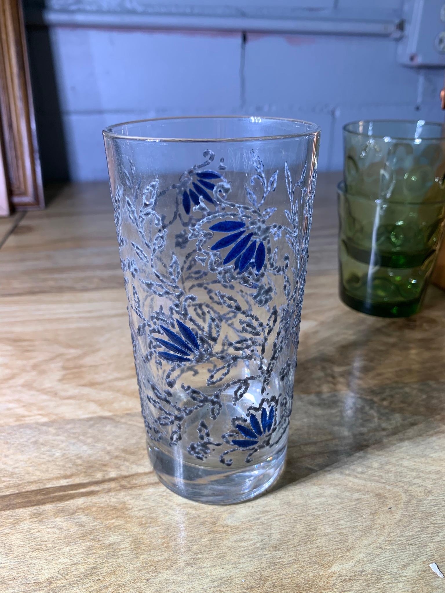 Vintage 21 Drinking Glasses & Ice Bucket