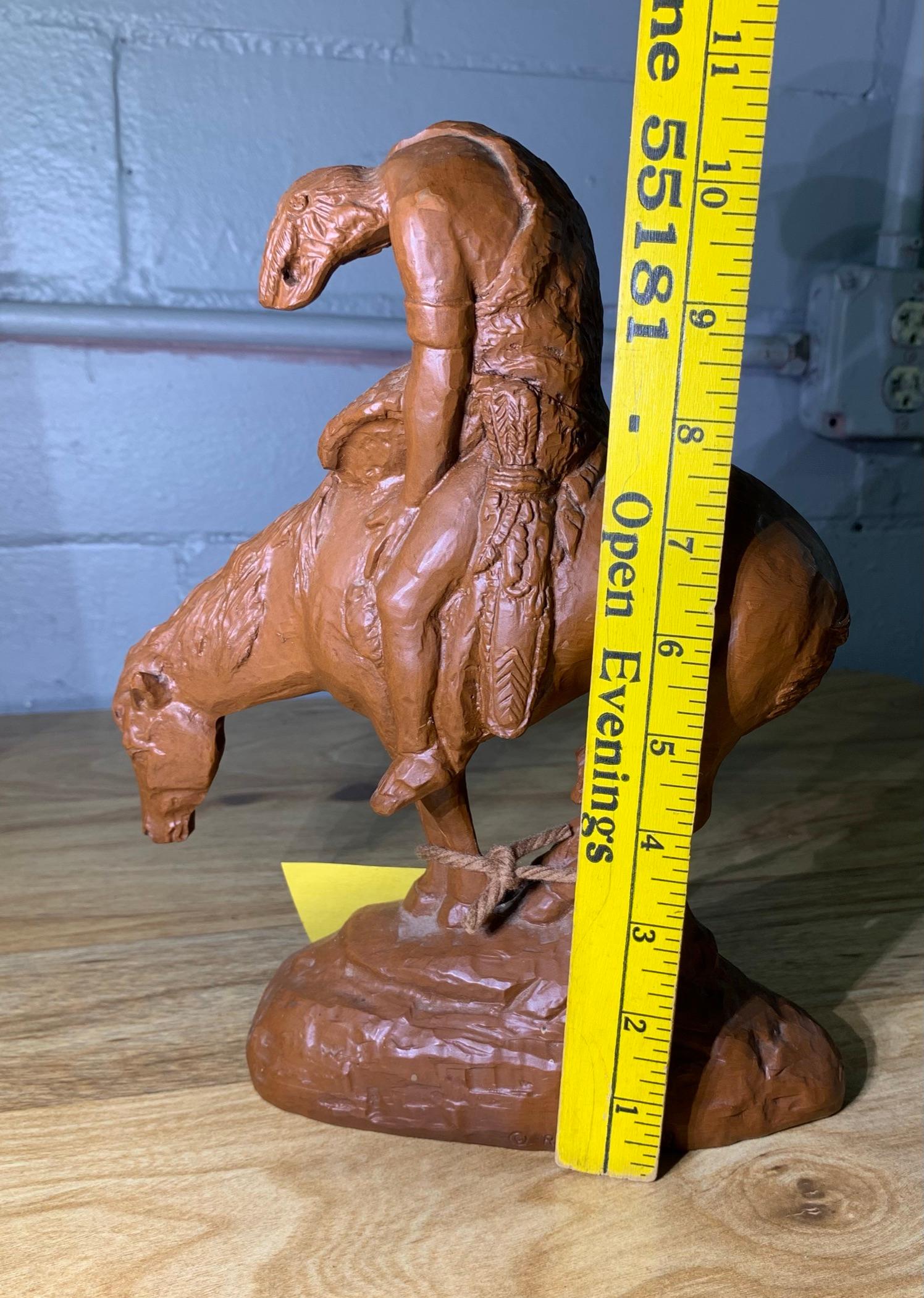 Rare Red Mill MFG. "End of the Trail" Figure