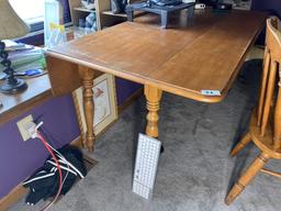 Vintage Drop Leaf Table and Chair