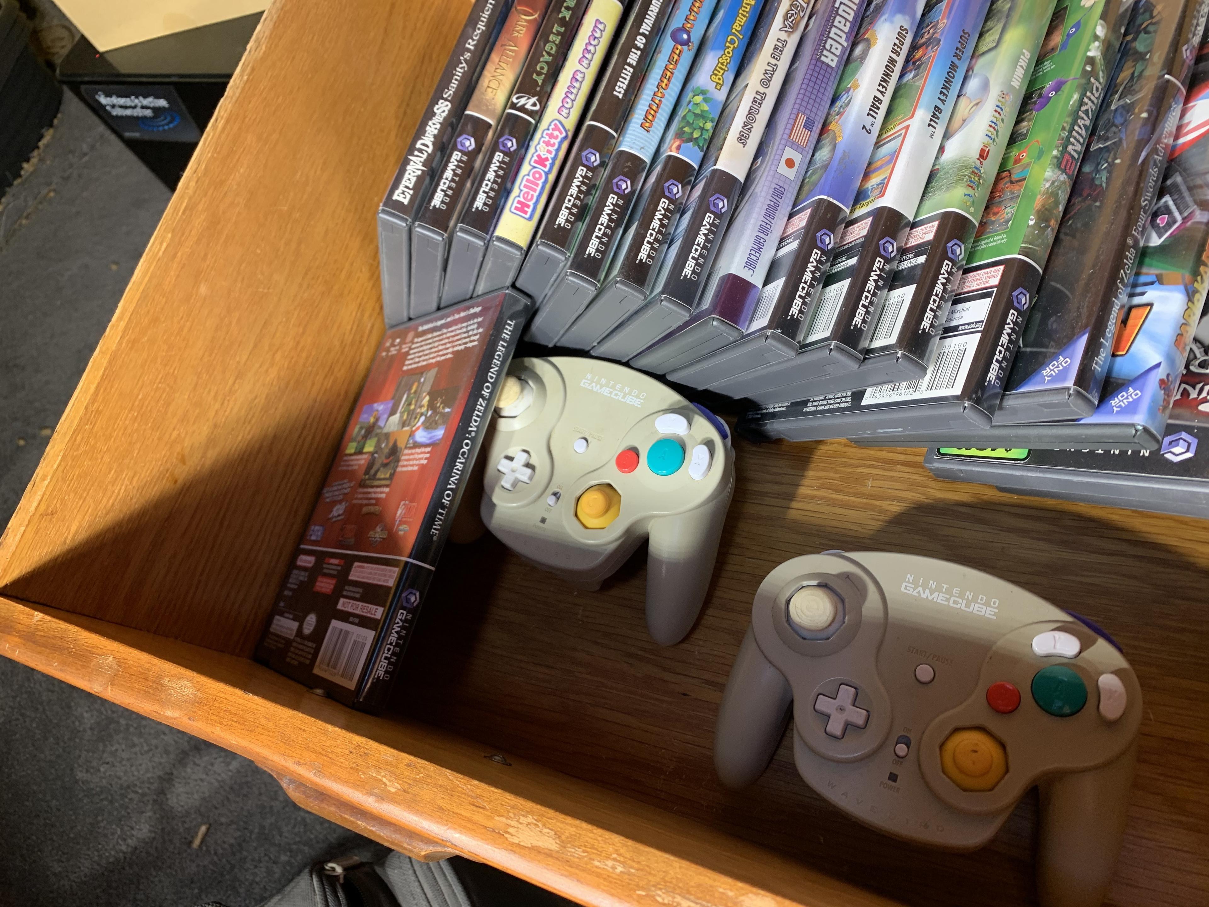 Gamecube Games, Controllers, Dance Dance Revolution game and pads