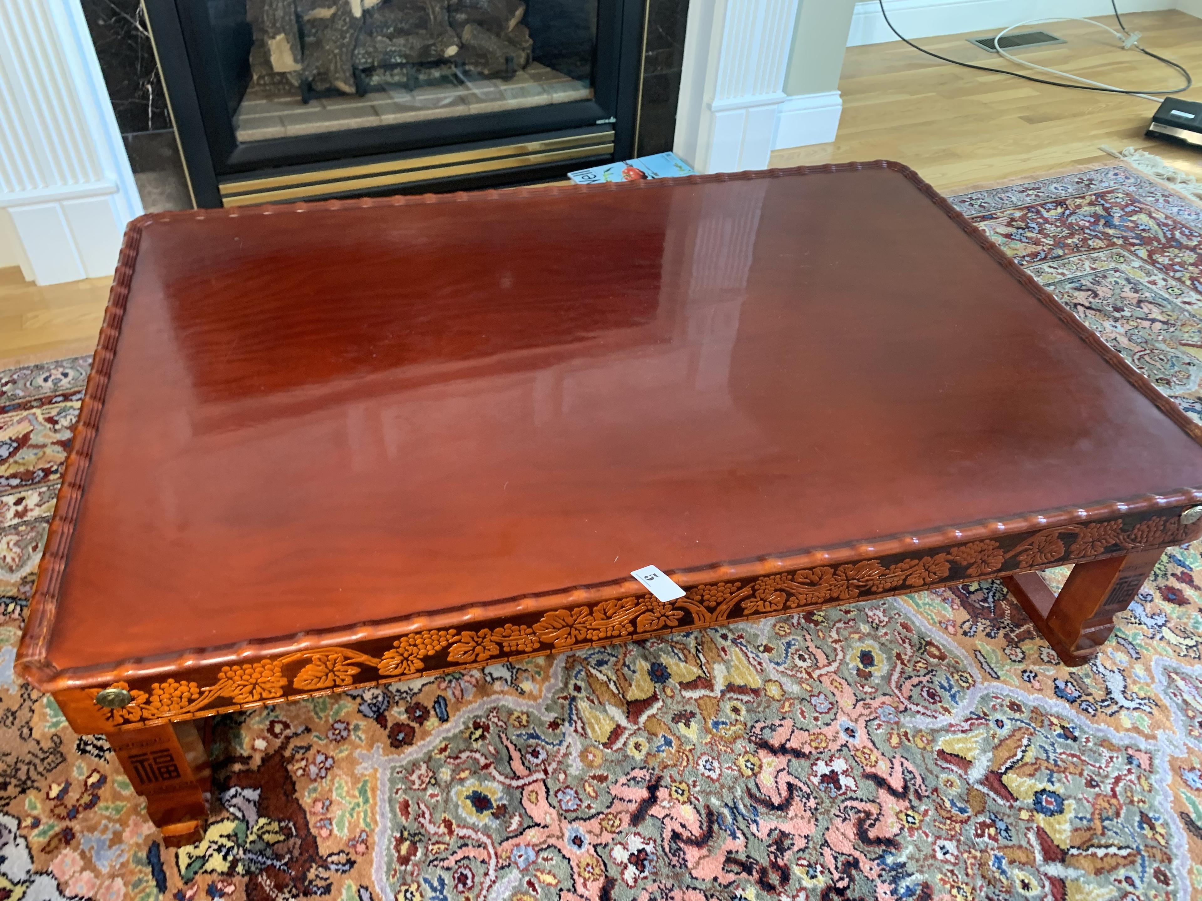 Larger Sized Asian Style Coffee Table