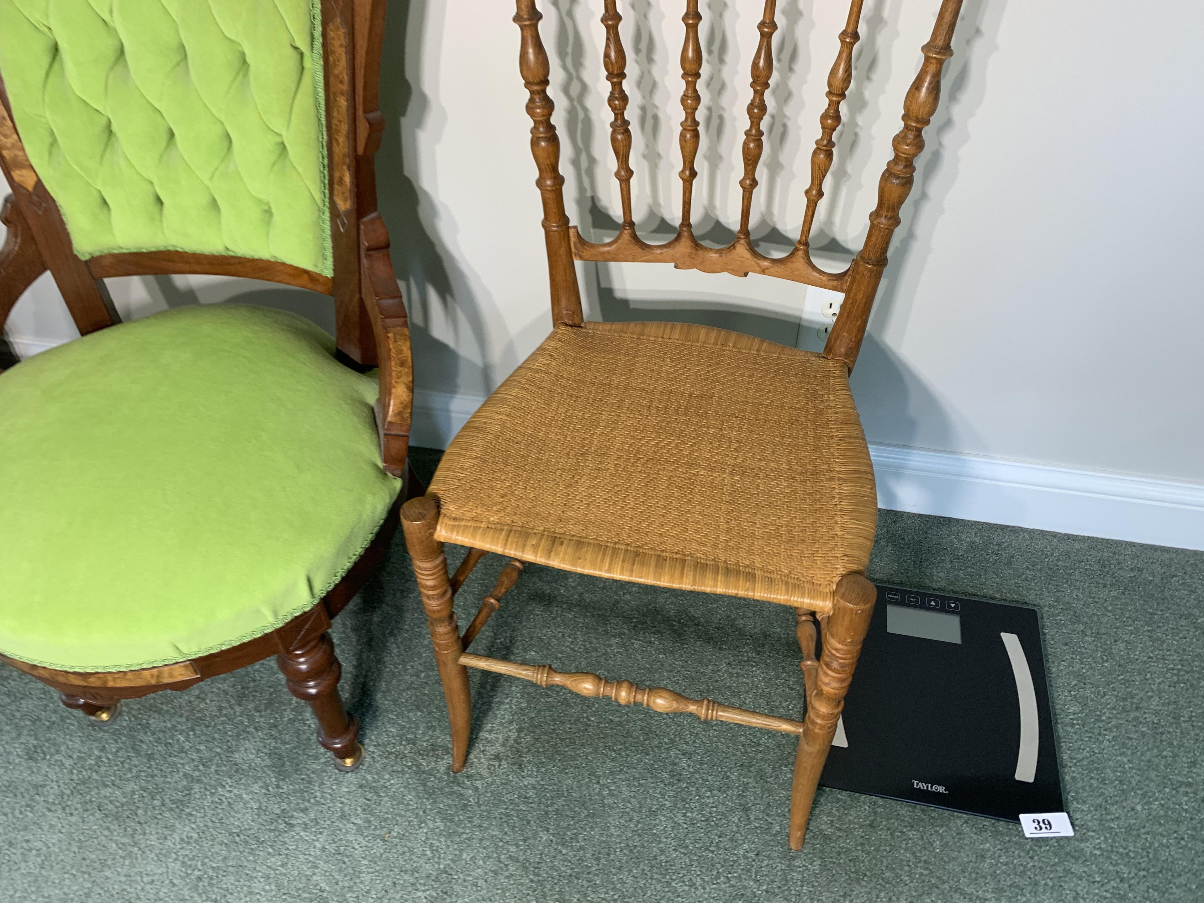 Two Antique Victorian Chairs