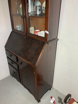 Signed Dated 1894 Secretary Desk