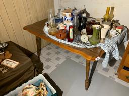 Vintage wooden kitchen table