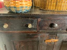 Antique Pie Safe Type Cabinet