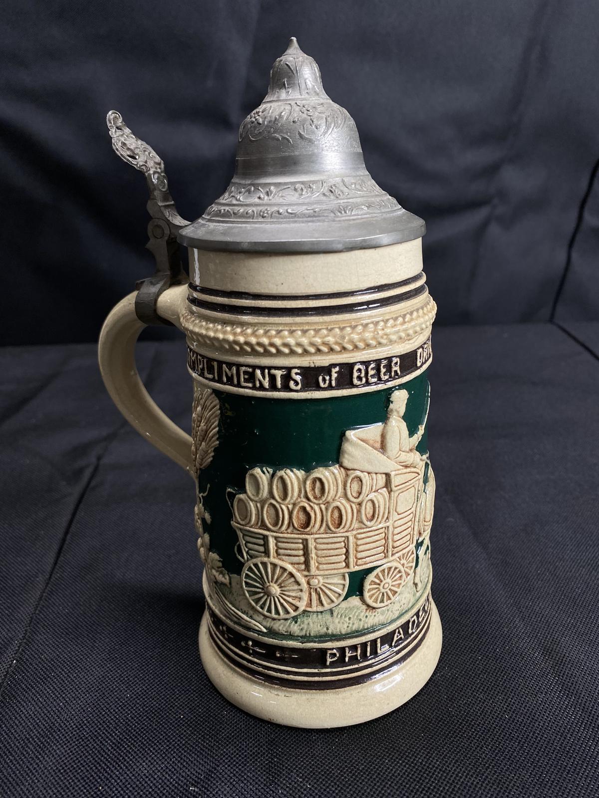 Rare Antique Stein - Beer Driver's Union