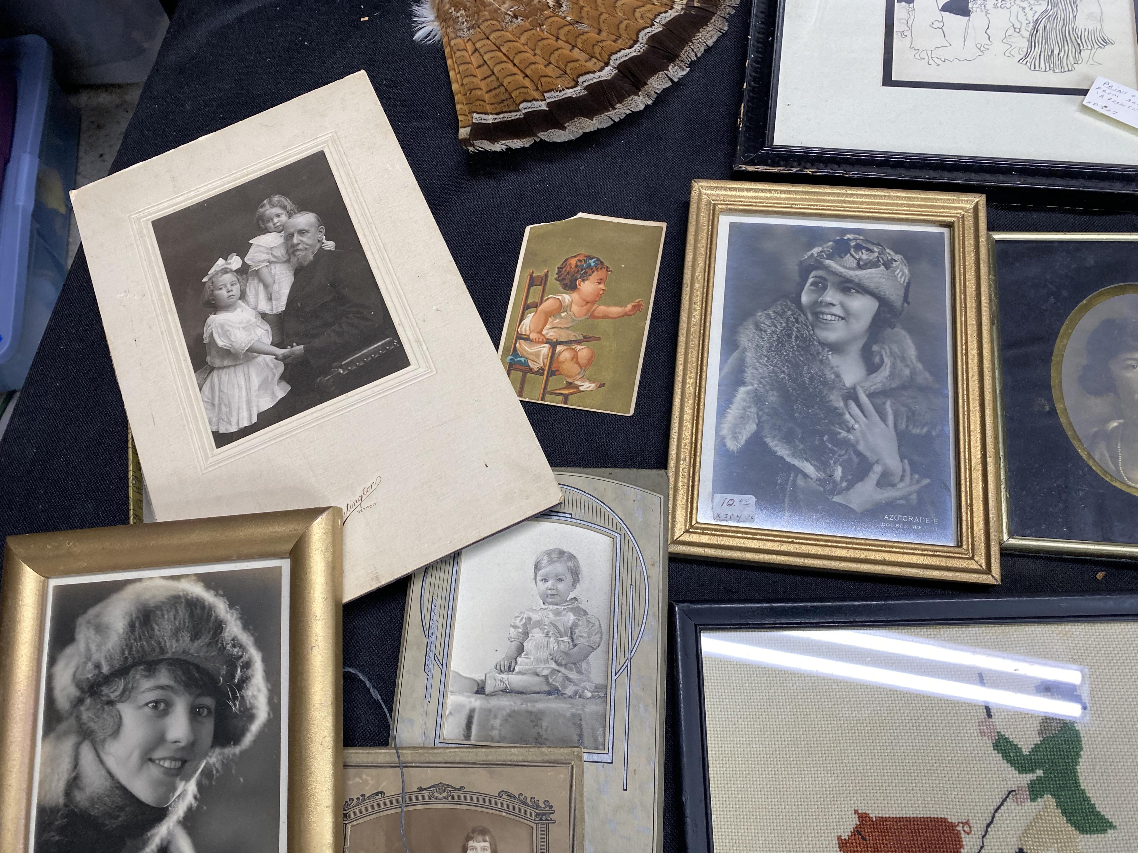 Large Lot Antique photos, prints and more