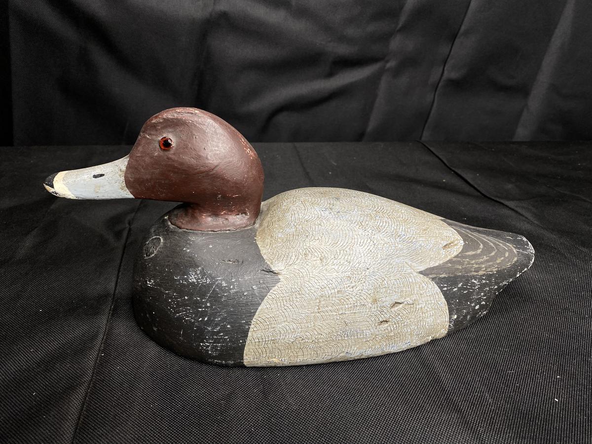 Antique wooden duck decoy