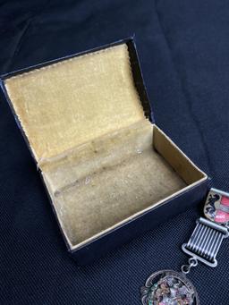 Pre WWII German Sudmark Watch Fob in box