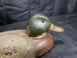 Antique wooden duck decoy