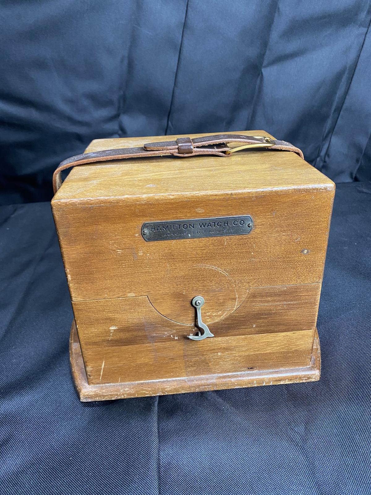 Gimballed box for Hamilton Chronometer