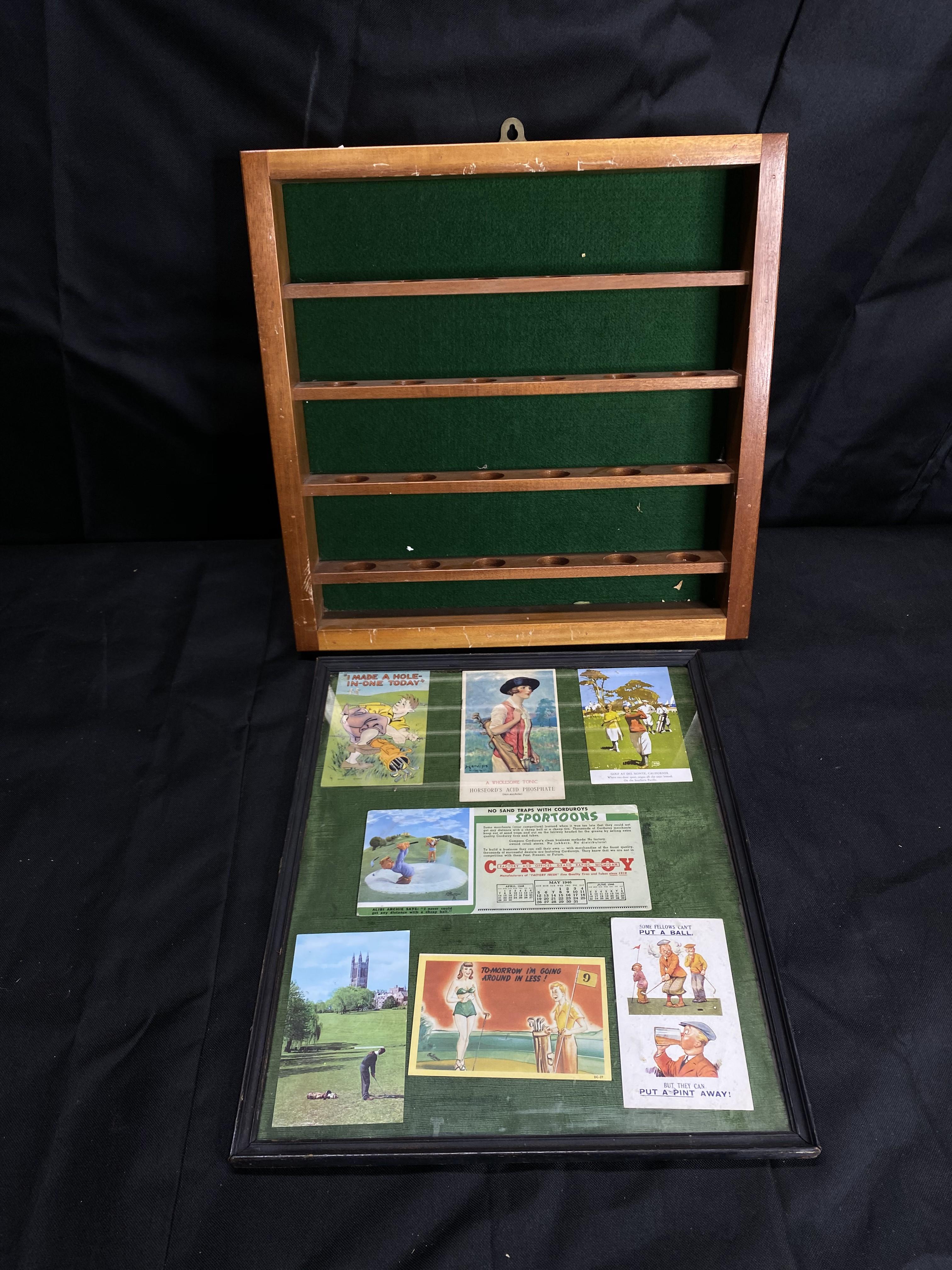 Golf ball holder and golf memorabilia