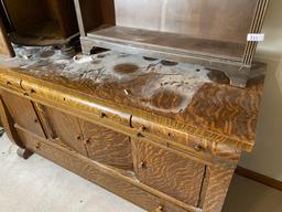 Large Antique Oak Buffet