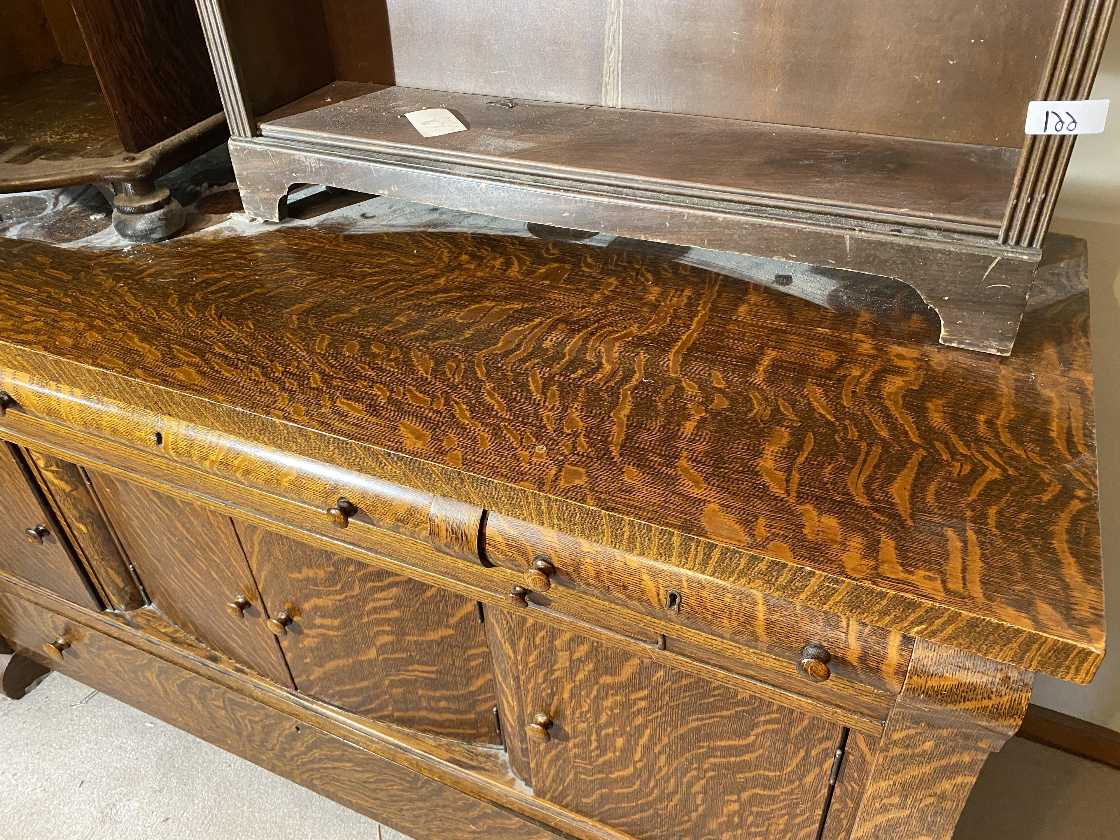 Large Antique Oak Buffet