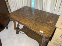 Vintage Oak Library or Dining Table