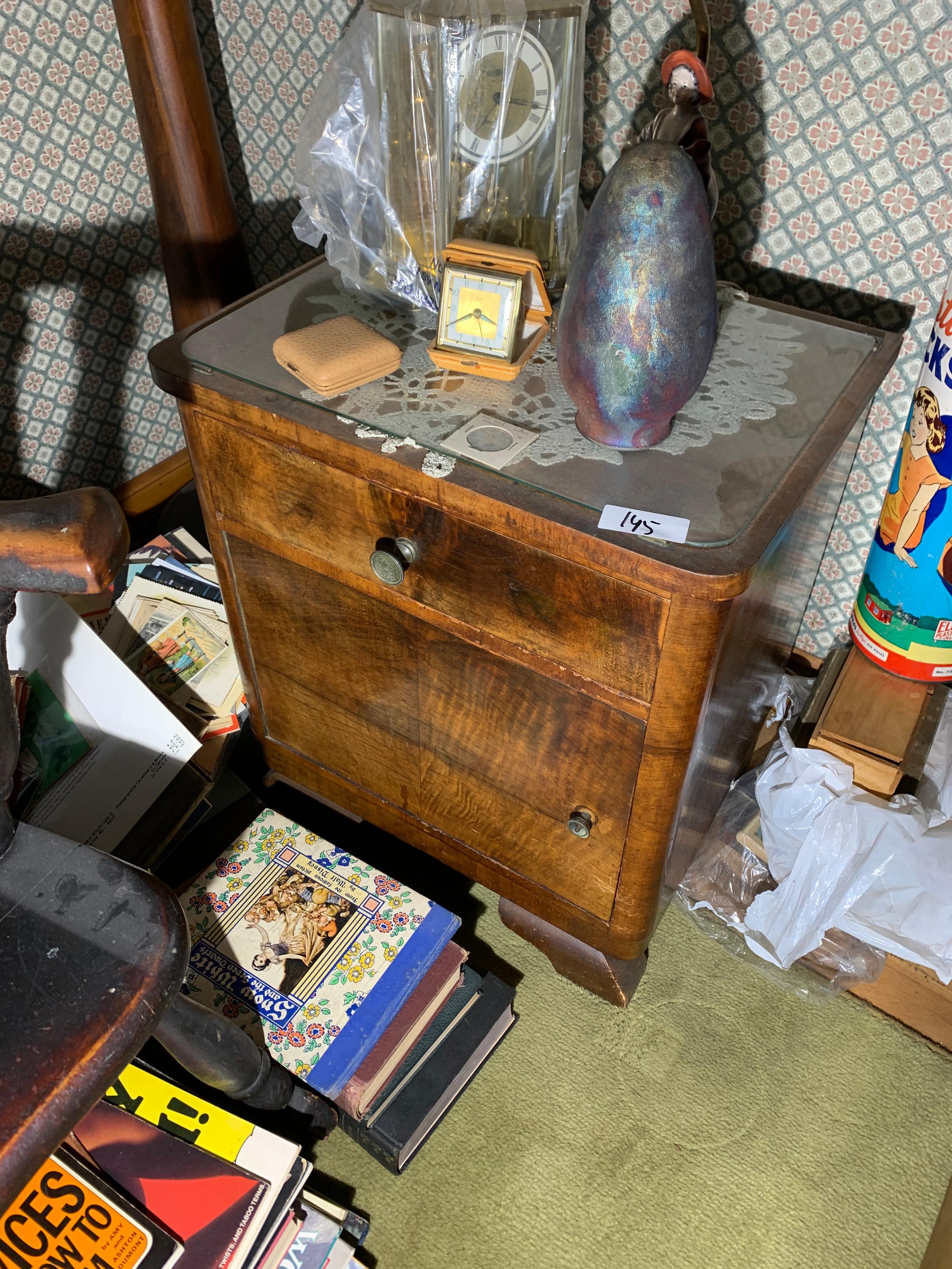 Pair of vintage wooden nightstands