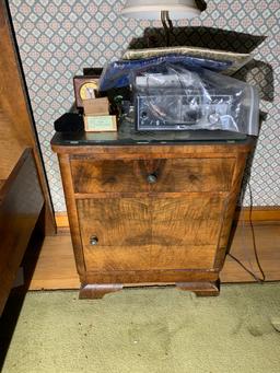 Pair of vintage wooden nightstands