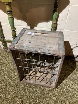 Antique Borden's Milk Crate PLUS