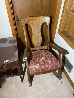 Antique Oak Rocking Chair