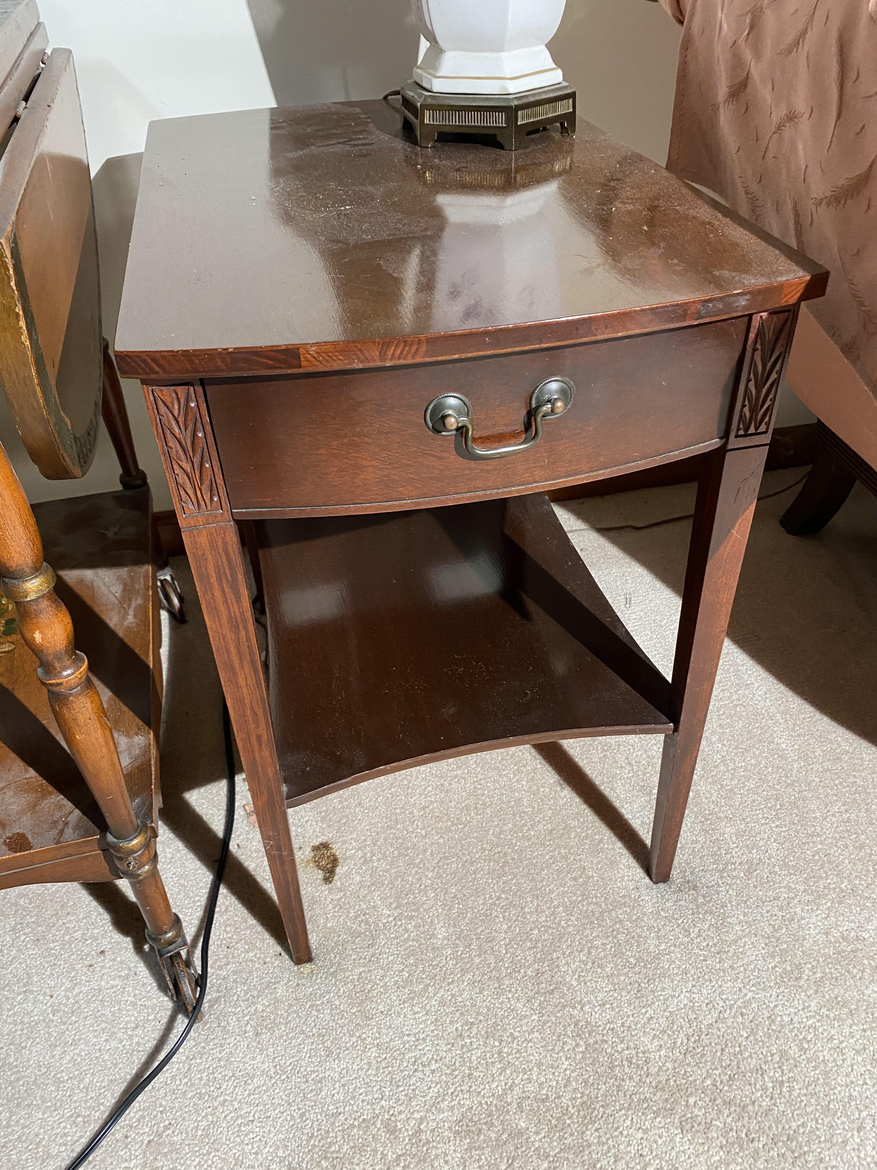 Pair of vintage end tables