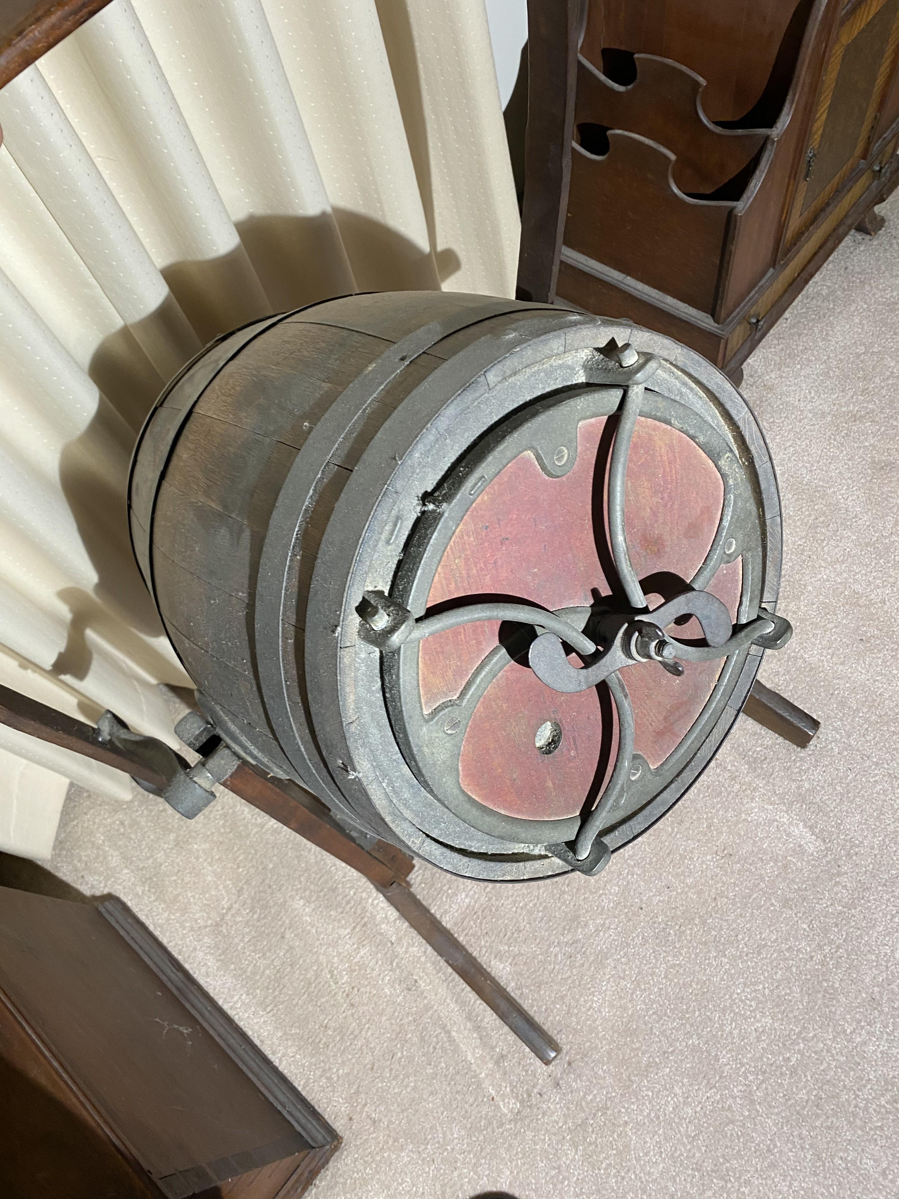 Antique Revolving Barrel Butter Churn