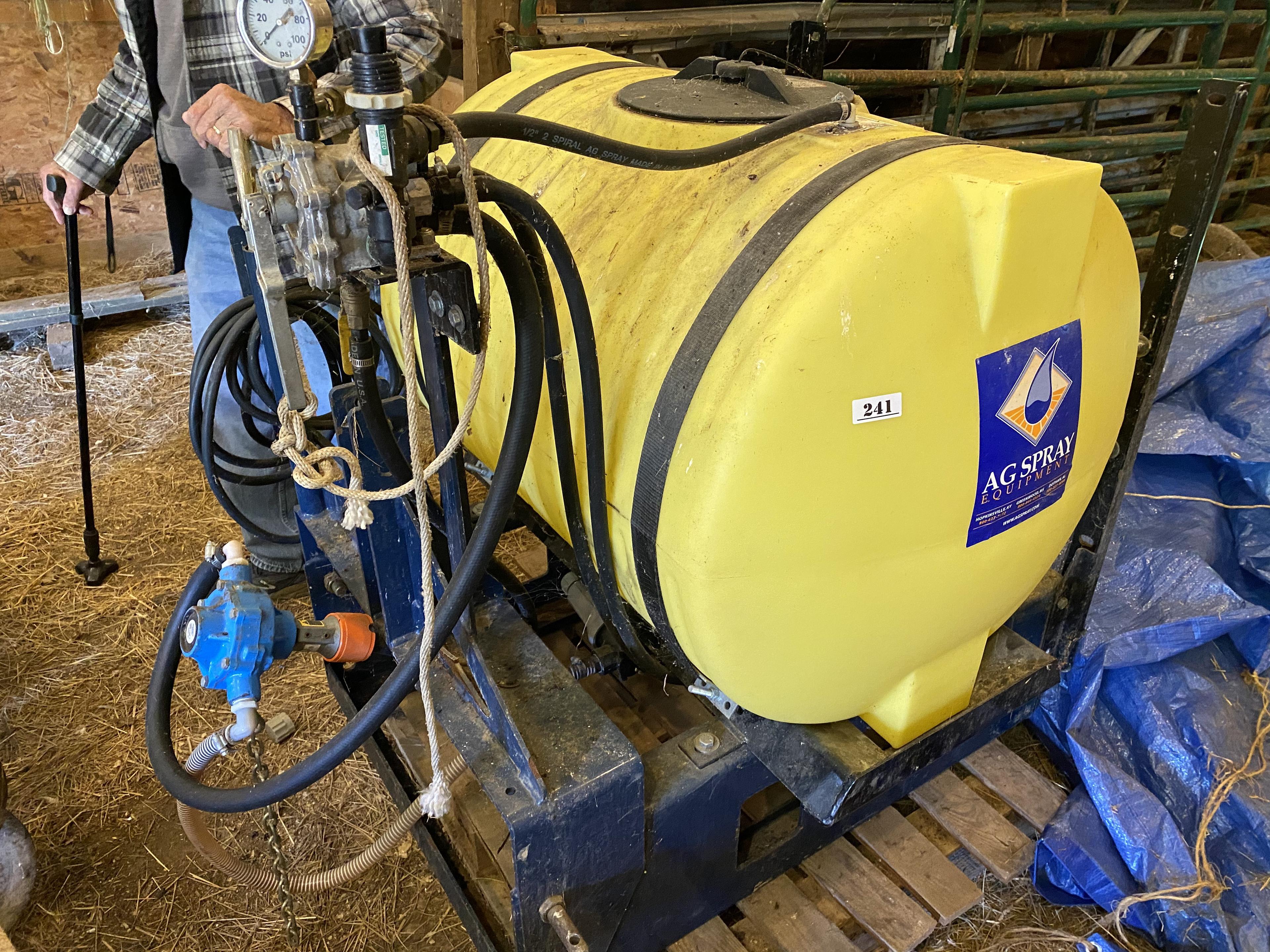 Ag Spray Boomless Sprayer Unit