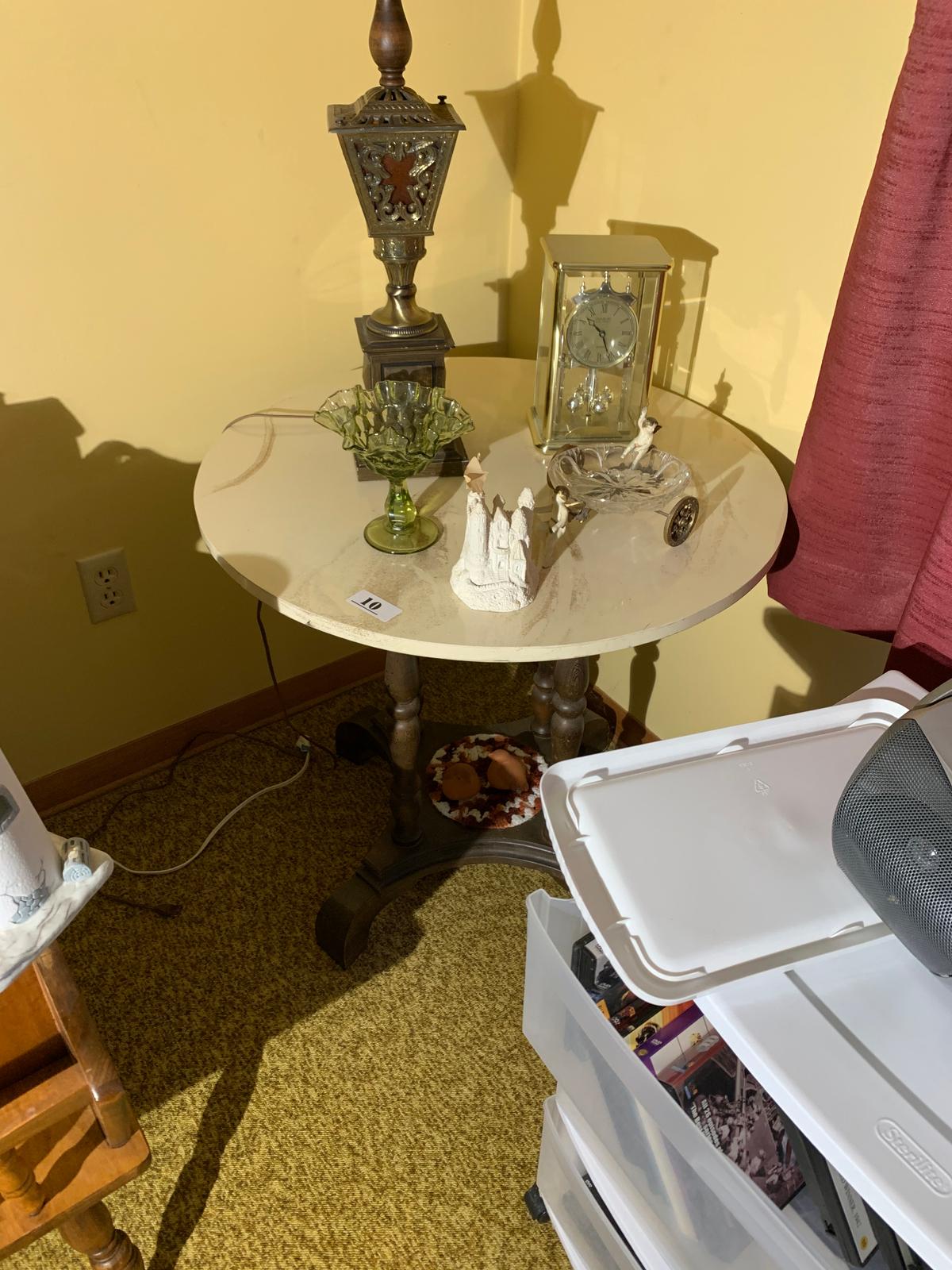 Vintage Table with marble or stone top
