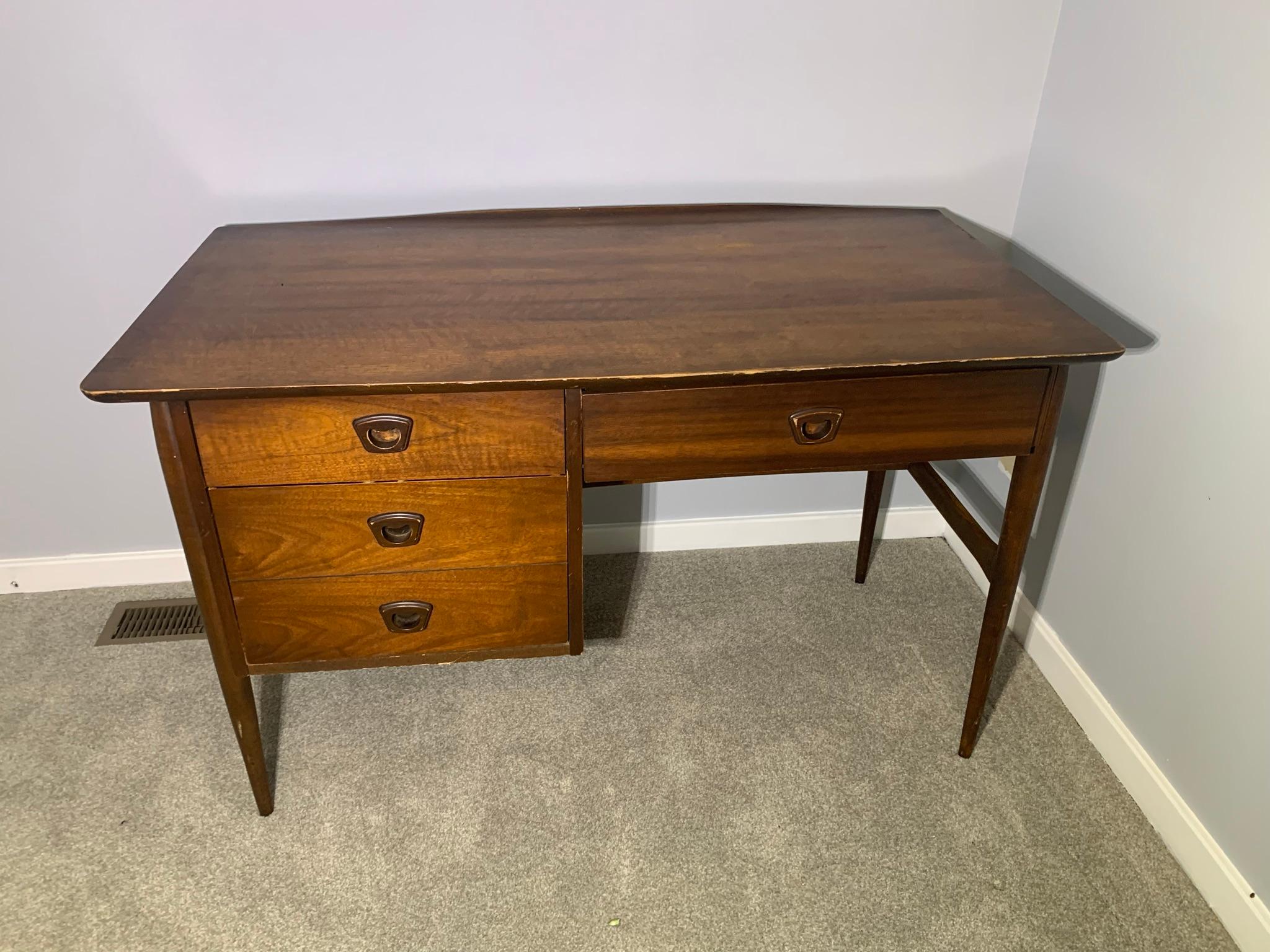 Bassett Furniture MCM Desk & Chair