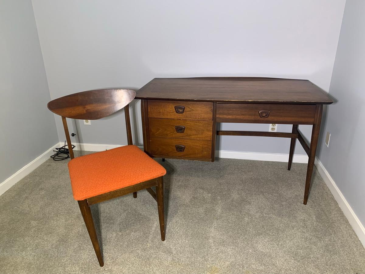 Bassett Furniture MCM Desk & Chair